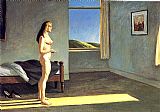 Edward Hopper A Woman in the Sun painting